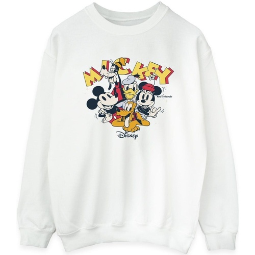 Vêtements Femme Sweats Disney Mickey Mouse Group Blanc