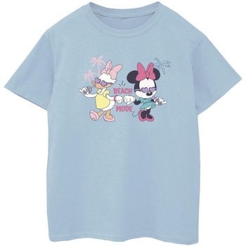 Vêtements Garçon T-shirts manches courtes Disney Minnie Daisy Beach Mode Bleu