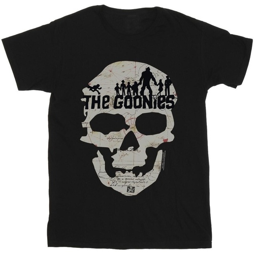 Vêtements Homme T-shirts manches longues Goonies Map Skull Noir