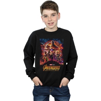 Vêtements Garçon Sweats Marvel Avengers Infinity War Poster Noir