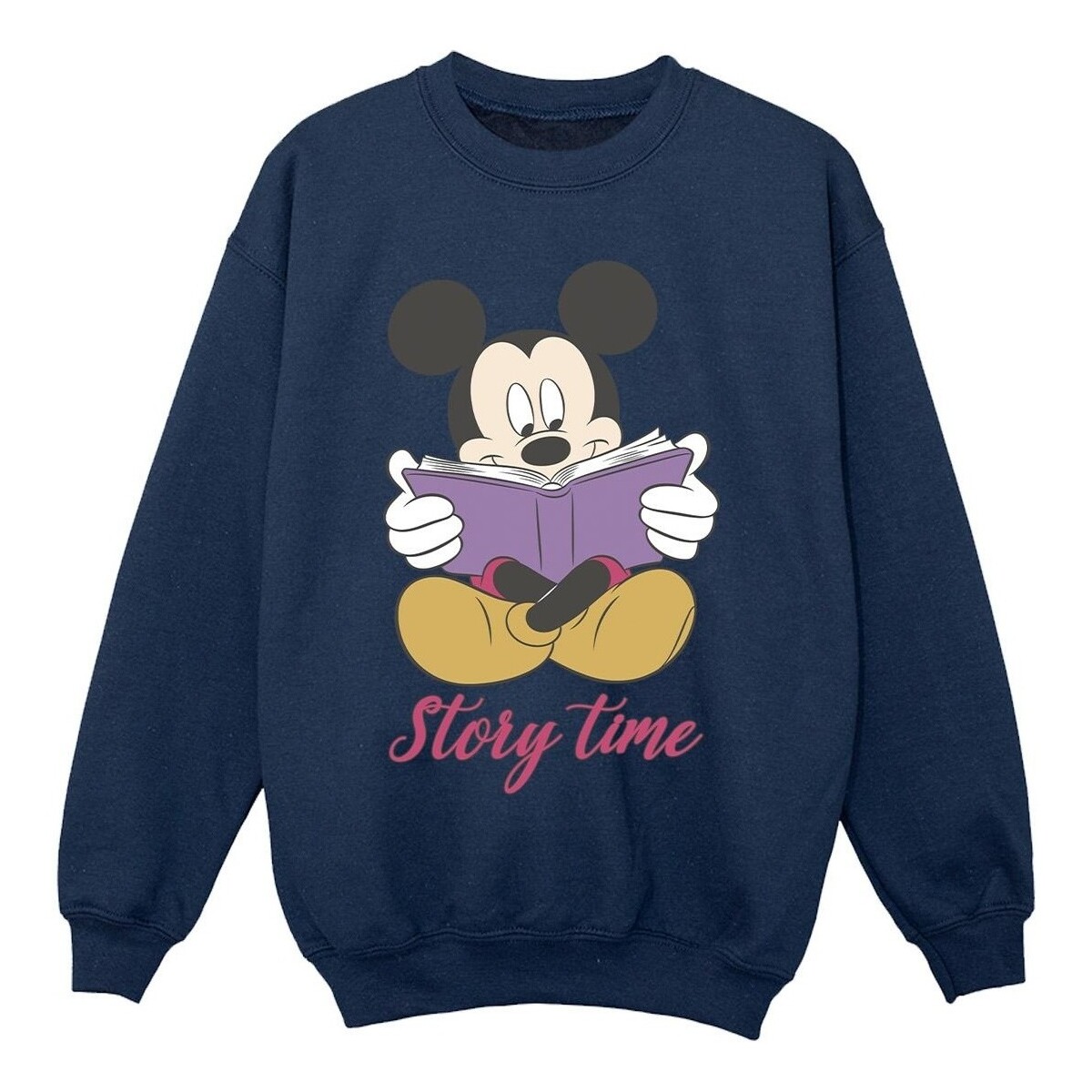 Vêtements Fille Sweats Disney Mickey Mouse Story Time Bleu