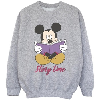 Vêtements Fille Sweats Disney Mickey Mouse Story Time Gris