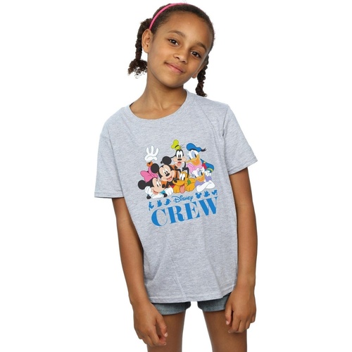 Vêtements Fille T-shirts manches longues Disney Mickey Mouse  Friends Gris