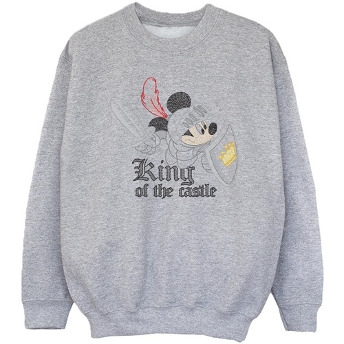 Vêtements Fille Sweats Disney Mickey Mouse King Of The Castle Gris