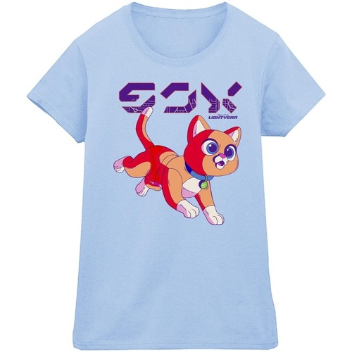 Vêtements Femme T-shirts manches longues Disney Lightyear Sox Digital Cute Bleu