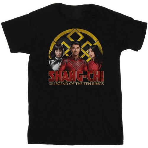 Vêtements Garçon T-shirts manches courtes Marvel Shang-Chi And The Legend Of The Ten Rings Group Logo Emblem Noir