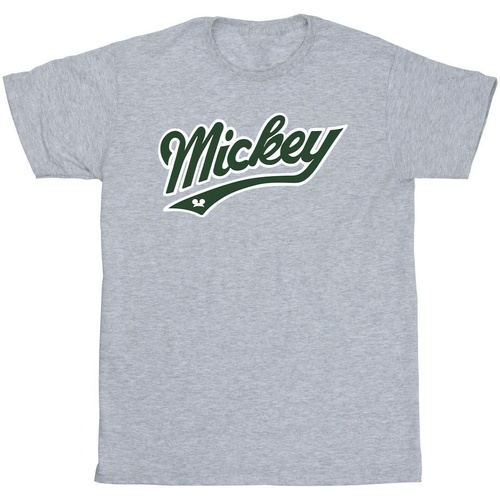 Vêtements Fille T-shirts manches longues Disney Mickey Mouse Bold Gris