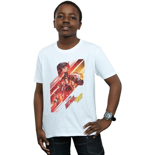 Vêtements Garçon T-shirts manches courtes Marvel Studios Ant-Man And The Wasp Poster Blanc