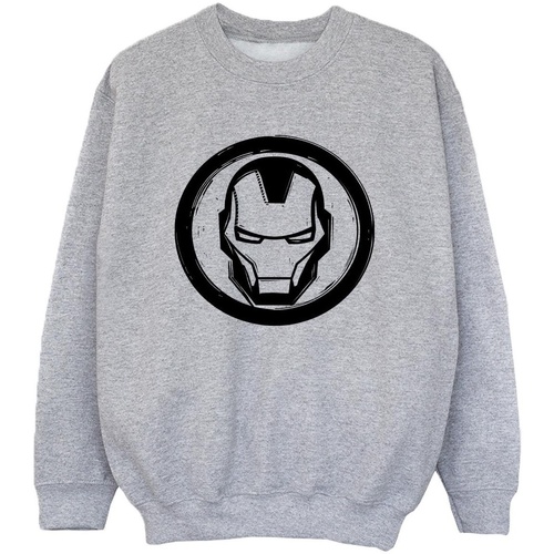 Vêtements Garçon Sweats Marvel Iron Man Chest Logo Gris