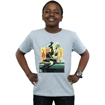 Vêtements Garçon T-shirts manches courtes Marvel Black Cat Car Gris