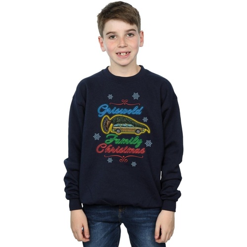 Vêtements Garçon Sweats National Lampoon´s Christmas Va Griswold Family Christmas Bleu
