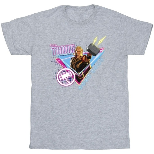 Vêtements Garçon T-shirts manches courtes Marvel What If Party Thor Alt Gris