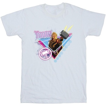 Vêtements Garçon T-shirts manches courtes Marvel What If Party Thor Alt Blanc