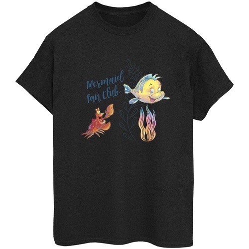 Vêtements Femme T-shirts manches longues Disney The Little Mermaid Club Noir