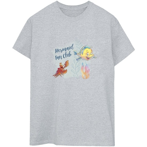 Vêtements Femme T-shirts manches longues Disney The Little Mermaid Club Gris