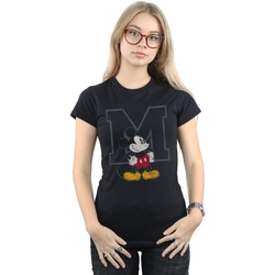 Vêtements Femme T-shirts manches longues Disney Mickey Mouse Classic M Noir