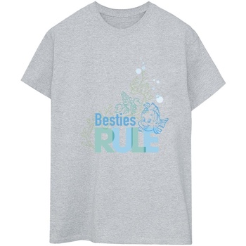 Vêtements Femme T-shirts manches longues Disney The Little Mermaid Besties Gris