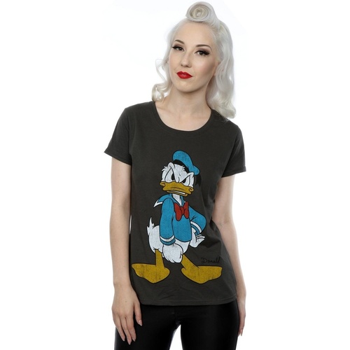 Vêtements Femme T-shirts manches longues Disney Donald Duck Angry Multicolore