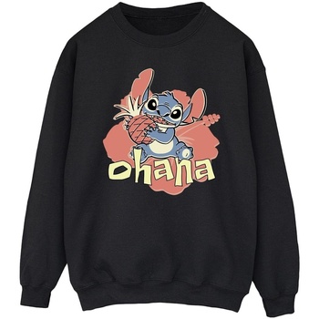 Vêtements Homme Sweats Disney Lilo And Stitch Ohana Pineapple Noir