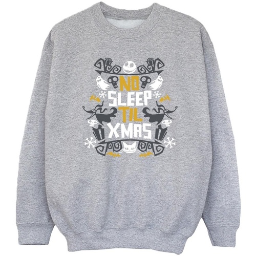 Vêtements Fille Sweats Nightmare Before Christmas No Sleep Till Christmas Gris