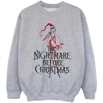 Vêtements Fille Sweats Disney The Nightmare Before Christmas Santa Gris