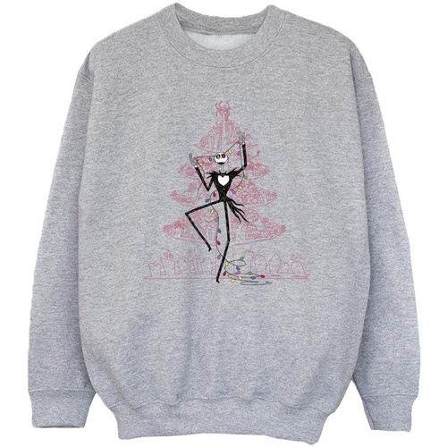 Vêtements Fille Sweats Disney The Nightmare Before Christmas Tree Pink Gris