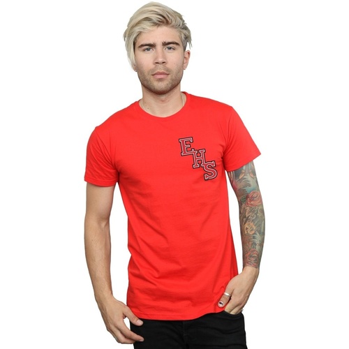 Vêtements Homme T-shirts manches longues Disney Skywalker Strikes Again Musical EHS Logo Breast Print Rouge