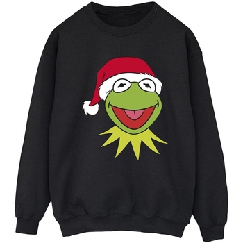 Vêtements Femme Sweats Disney Muppets Kermit Christmas Head Noir