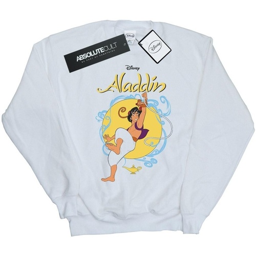 Vêtements Garçon Sweats Disney Aladdin Rope Swing Blanc