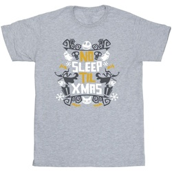 Vêtements Garçon T-shirts manches courtes Nightmare Before Christmas No Sleep Till Christmas Gris