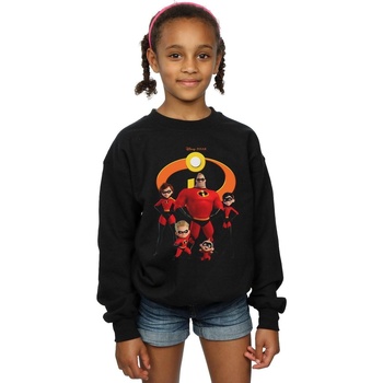 Vêtements Fille Sweats Disney Incredibles 2 Group Logo Noir