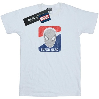 Vêtements Fille T-shirts manches longues Marvel Spider-Man Superhero Sports Blanc