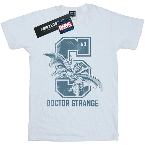 Vêtements Fille T-shirts manches longues Marvel Doctor Strange Collegiate Blanc
