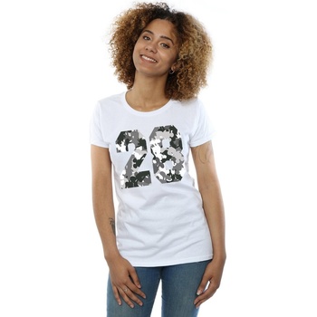 Vêtements Femme T-shirts manches longues Disney Mickey Mouse Pattern 28 Blanc