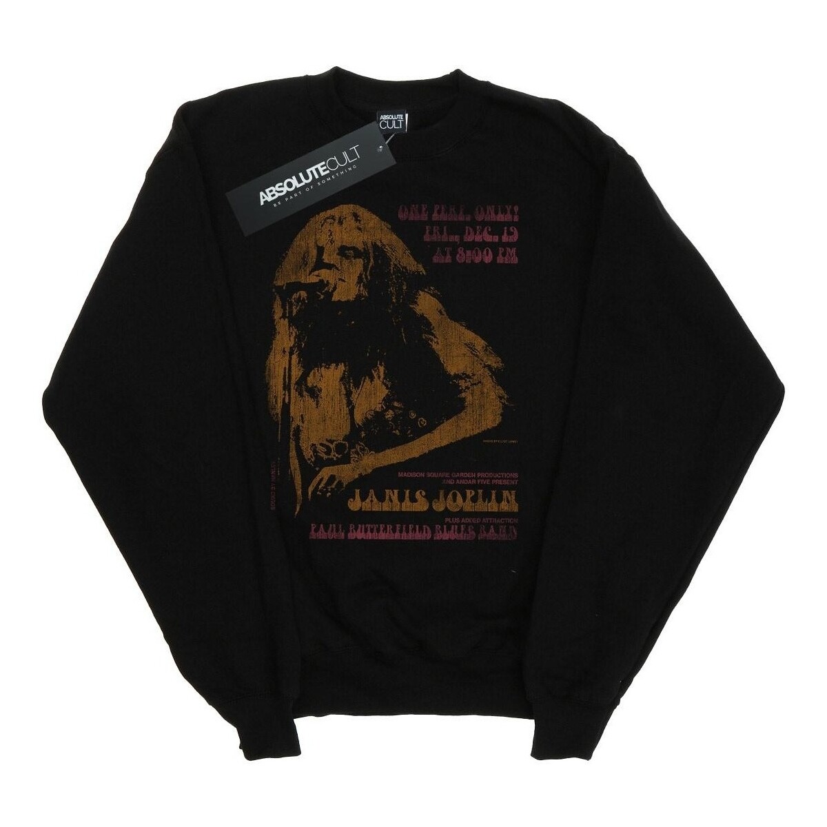 Vêtements Garçon Sweats Janis Joplin Madison Square Garden Noir