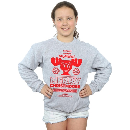 Vêtements Fille Sweats National Lampoon´s Christmas Va Merry Christmoose Gris