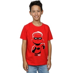 Vêtements Garçon T-shirts manches courtes Disney  Rouge