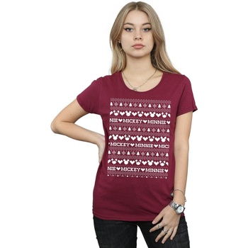 Vêtements Femme T-shirts manches longues Disney BI31650 Multicolore