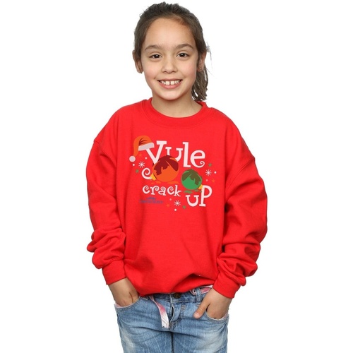 Vêtements Fille Sweats National Lampoon´s Christmas Va Yule Crack Up Rouge