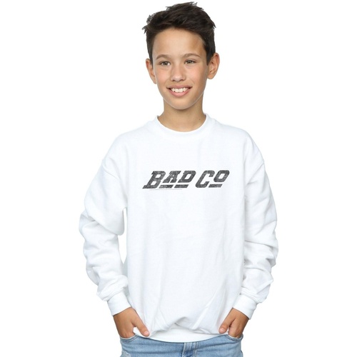 Vêtements Garçon Sweats Bad Company Straight Logo Blanc