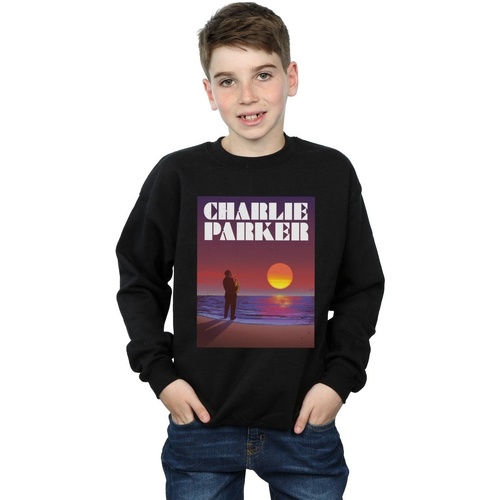 Vêtements Garçon Sweats Charlie Parker Into The Sunset Noir