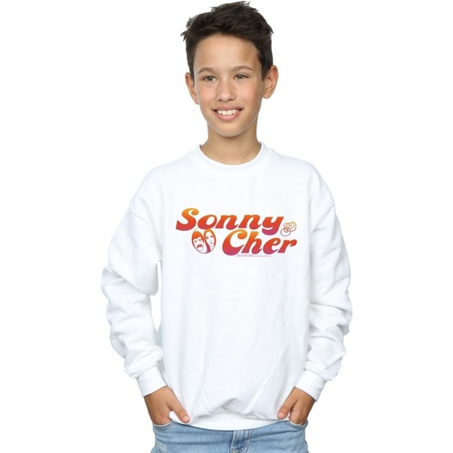 Vêtements Garçon Sweats Sonny & Cher Gradient Logo Blanc