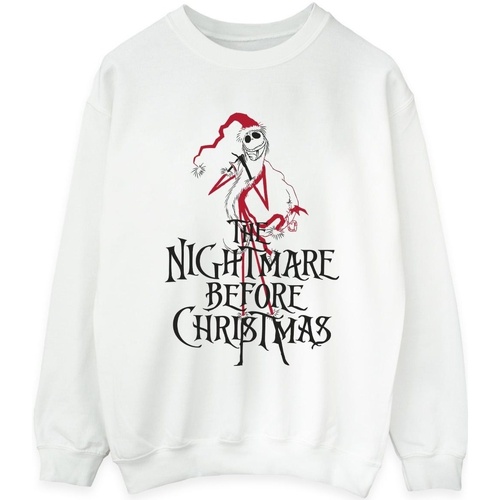 Vêtements Femme Sweats Disney The Nightmare Before Christmas Santa Blanc