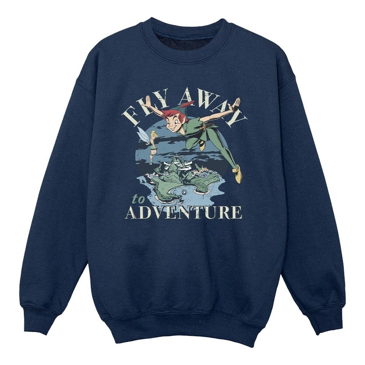 Vêtements Fille Sweats Disney Peter Pan Fly Away To Adventure Bleu