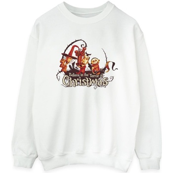 Vêtements Femme Sweats Disney The Nightmare Before Christmas Christmas Terror Blanc