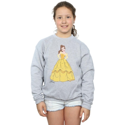Vêtements Fille Sweats Disney Classic Belle Gris