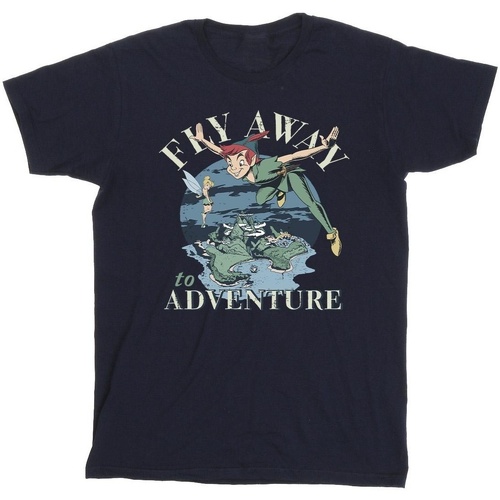 Vêtements Garçon T-shirts manches courtes Disney Peter Pan Fly Away To Adventure Bleu