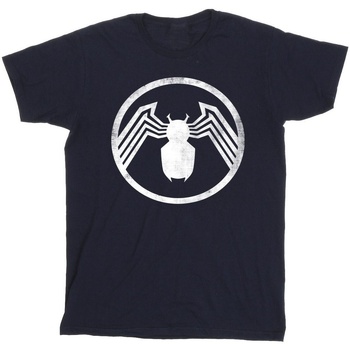 Vêtements Fille T-shirts manches longues Marvel Venom Logo Emblem Bleu
