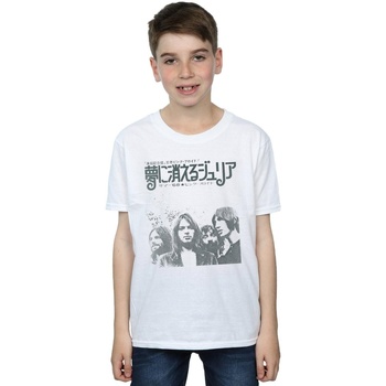 Vêtements Garçon T-shirts manches courtes Pink Floyd Le Temps des Cer Blanc