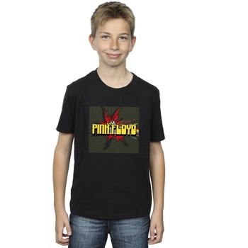 Vêtements Garçon T-shirts manches courtes Pink Floyd Pop Art Noir